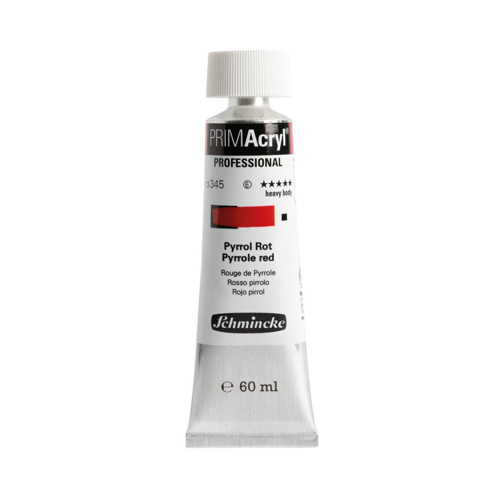 Schmincke Primacryl Artist Akrilik Boya 345 Pyrrole Red  60 ml