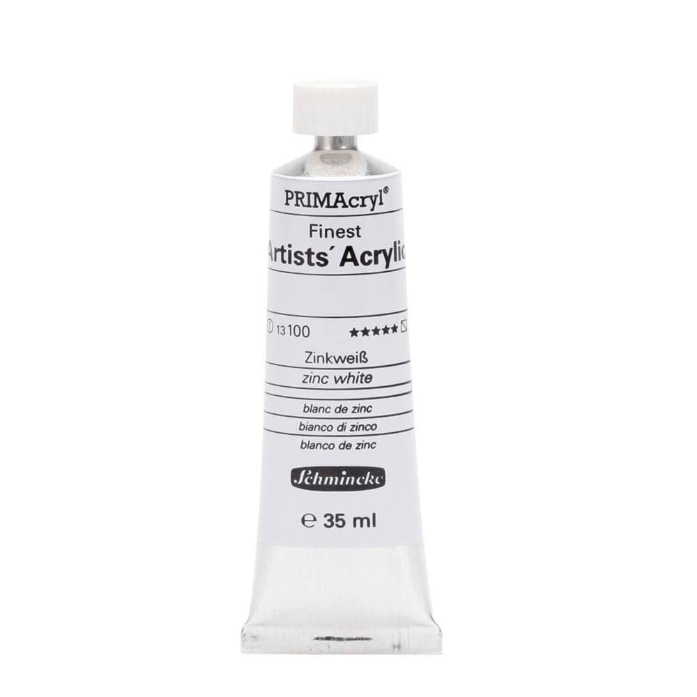 Schmincke Primacryl Artist Akrilik Boya 35 ml Seri 1 100 Zinc White