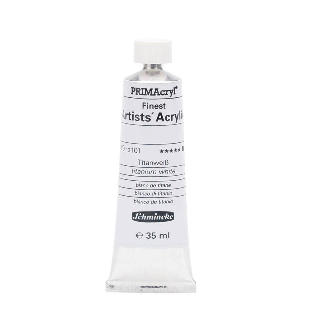 Schmincke Primacryl Artist Akrilik Boya 35 ml Seri 1 101 Titanium White