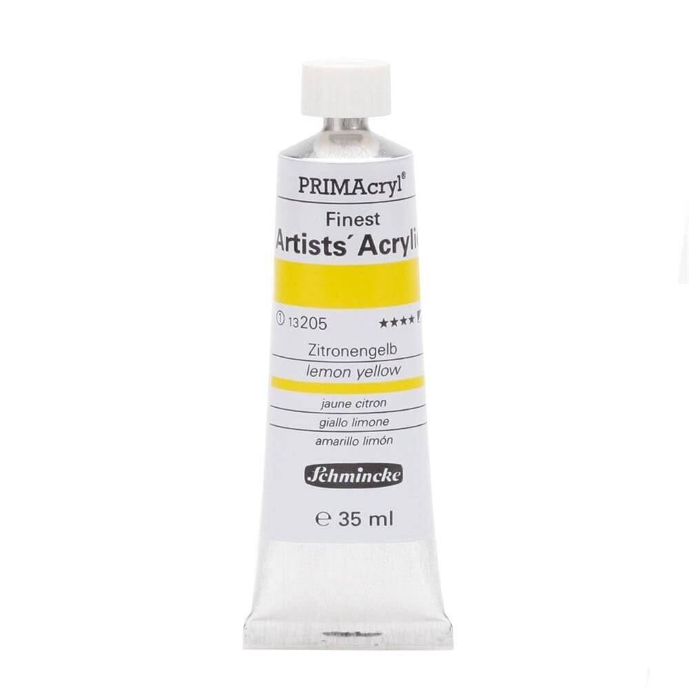 Schmincke Primacryl Artist Akrilik Boya 35 ml Seri 1 205 Lemon Yellow