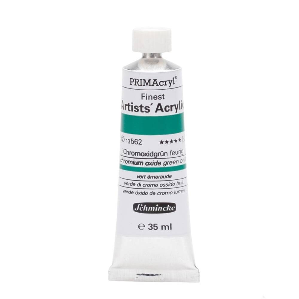 Schmincke Primacryl Artist Akrilik Boya 35 ml Seri 1 562 Chromium Oxide Green Brilliant