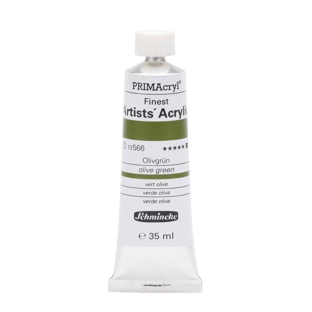 Schmincke Primacryl Artist Akrilik Boya 35 ml Seri 1 566 Olive Green