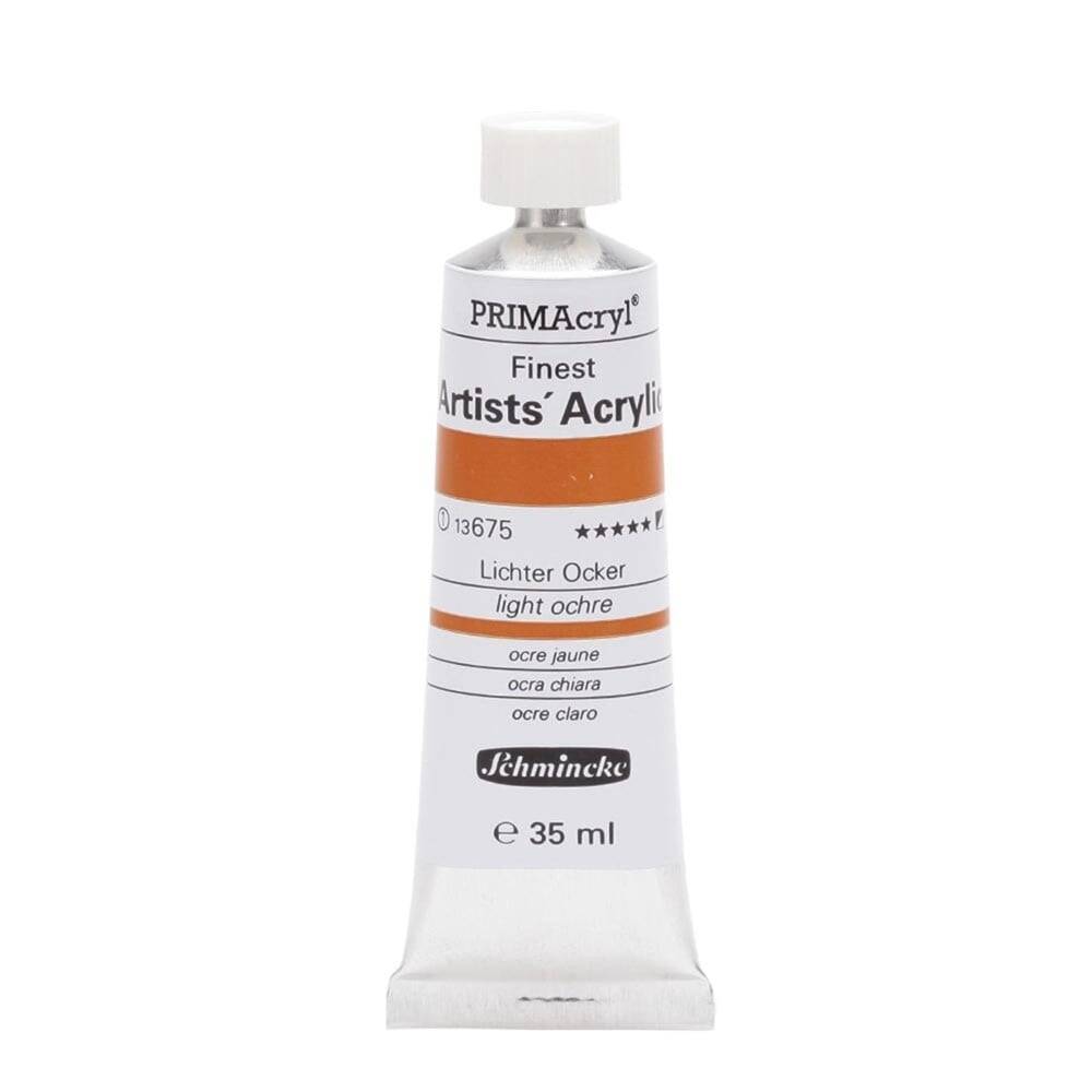 Schmincke Primacryl Artist Akrilik Boya 35 ml Seri 1 675 Light Ochre
