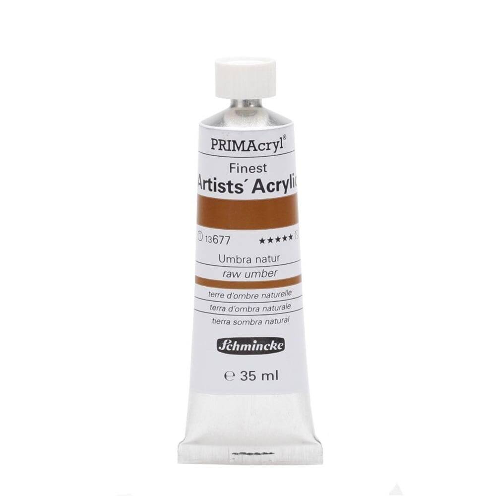Schmincke Primacryl Artist Akrilik Boya 35 ml Seri 1 677 Raw Umber