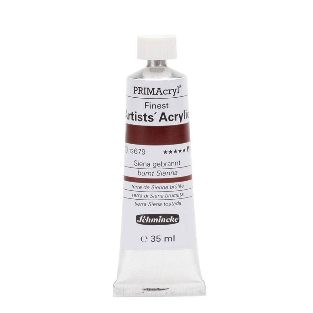Schmincke Primacryl Artist Akrilik Boya 35 ml Seri 1 679 Burnt Sienna