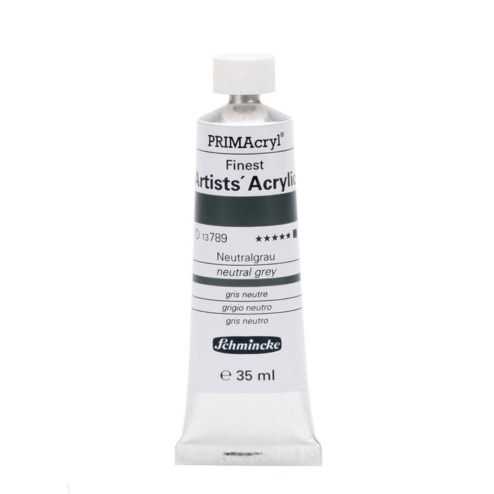 Schmincke Primacryl Artist Akrilik Boya 35 ml Seri 1 789 Neutral Grey