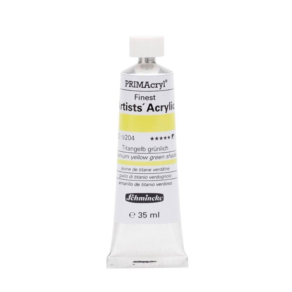 Schmincke Primacryl Artist Akrilik Boya 35 ml Seri 2 204 Titanium Yellow Green Shade