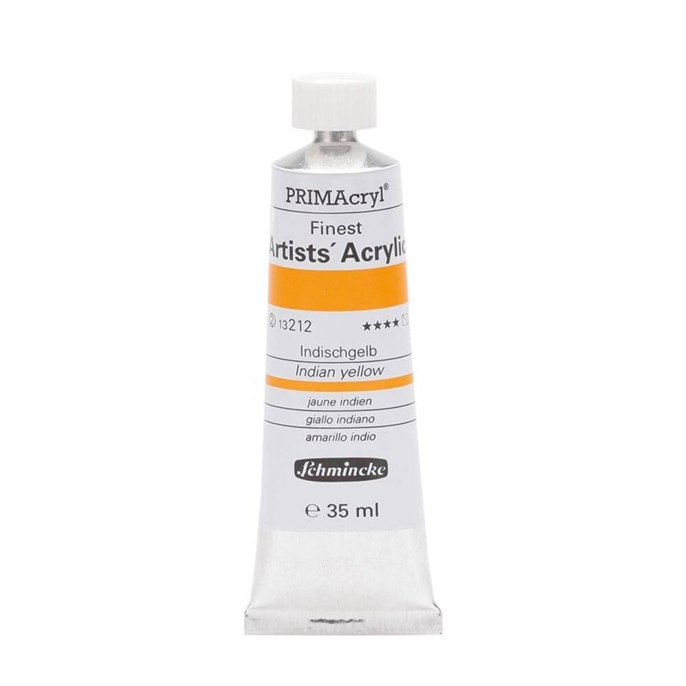 Schmincke Primacryl Artist Akrilik Boya 35 ml Seri 2 212 Indian Yellow