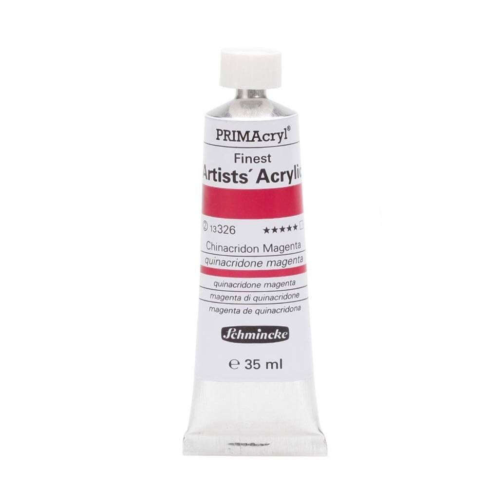 Schmincke Primacryl Artist Akrilik Boya 35 ml Seri 2 326 Quinacridone Magenta