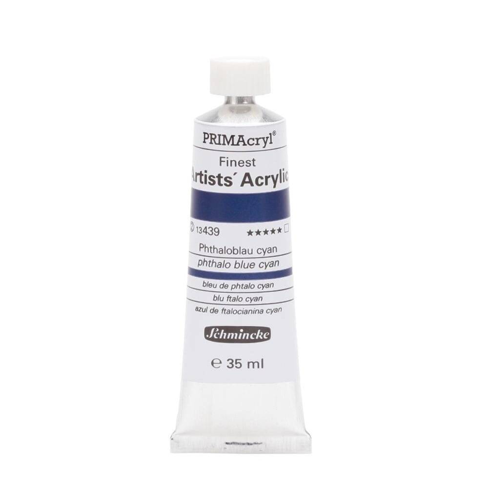 Schmincke Primacryl Artist Akrilik Boya 35 ml Seri 2 439 Phthalo Blue Cyan
