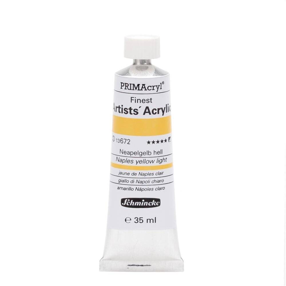 Schmincke Primacryl Artist Akrilik Boya 35 ml Seri 2 672 Naples Yellow Light