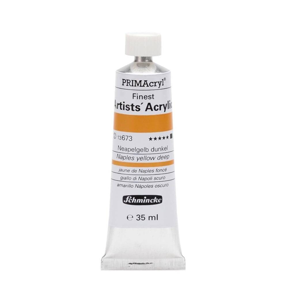 Schmincke Primacryl Artist Akrilik Boya 35 ml Seri 2 673 Naples Yellow Deep