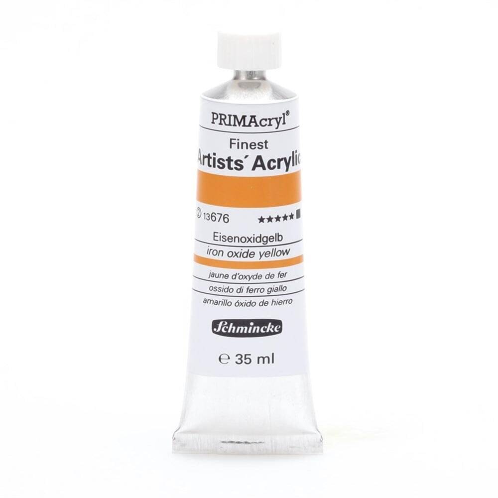 Schmincke Primacryl Artist Akrilik Boya 35 ml Seri 2 676 Iron Oxide Yellow