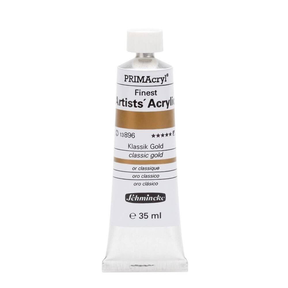 Schmincke PRIMAcryl Artist Akrilik Boya 35 ml Seri 2 896 Classic Gold