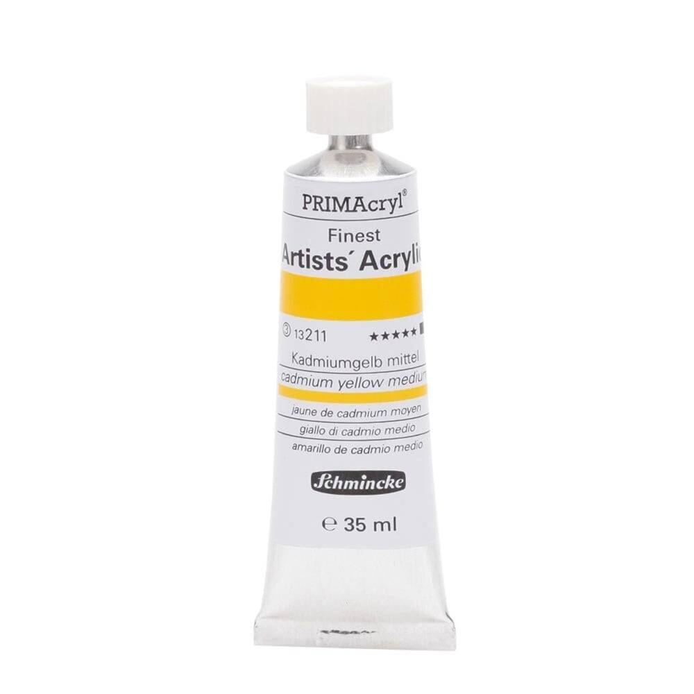 Schmincke Primacryl Artist Akrilik Boya 35 ml Seri 3 211 Cadmium Yellow Medium