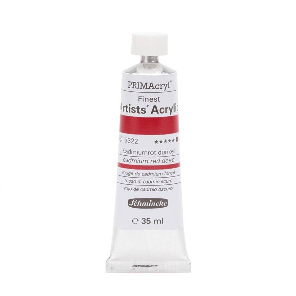 Schmincke Primacryl Artist Akrilik Boya 35 ml Seri 3 322 Cadmium Red Deep