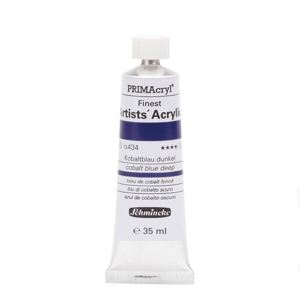Schmincke Primacryl Artist Akrilik Boya 35 ml Seri 4 434 Cobalt Blue Deep