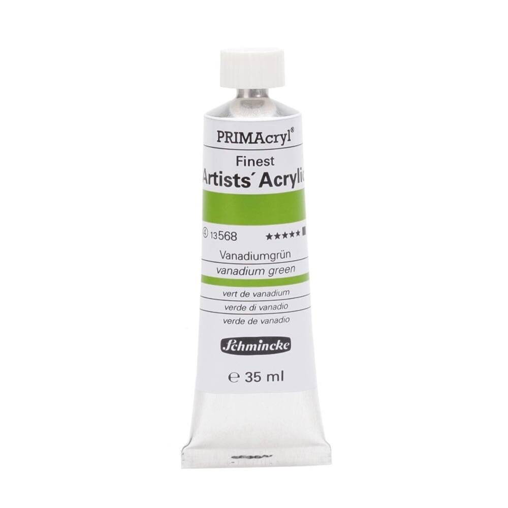 Schmincke Primacryl Artist Akrilik Boya 35 ml Seri 4 568 Vanadium Green