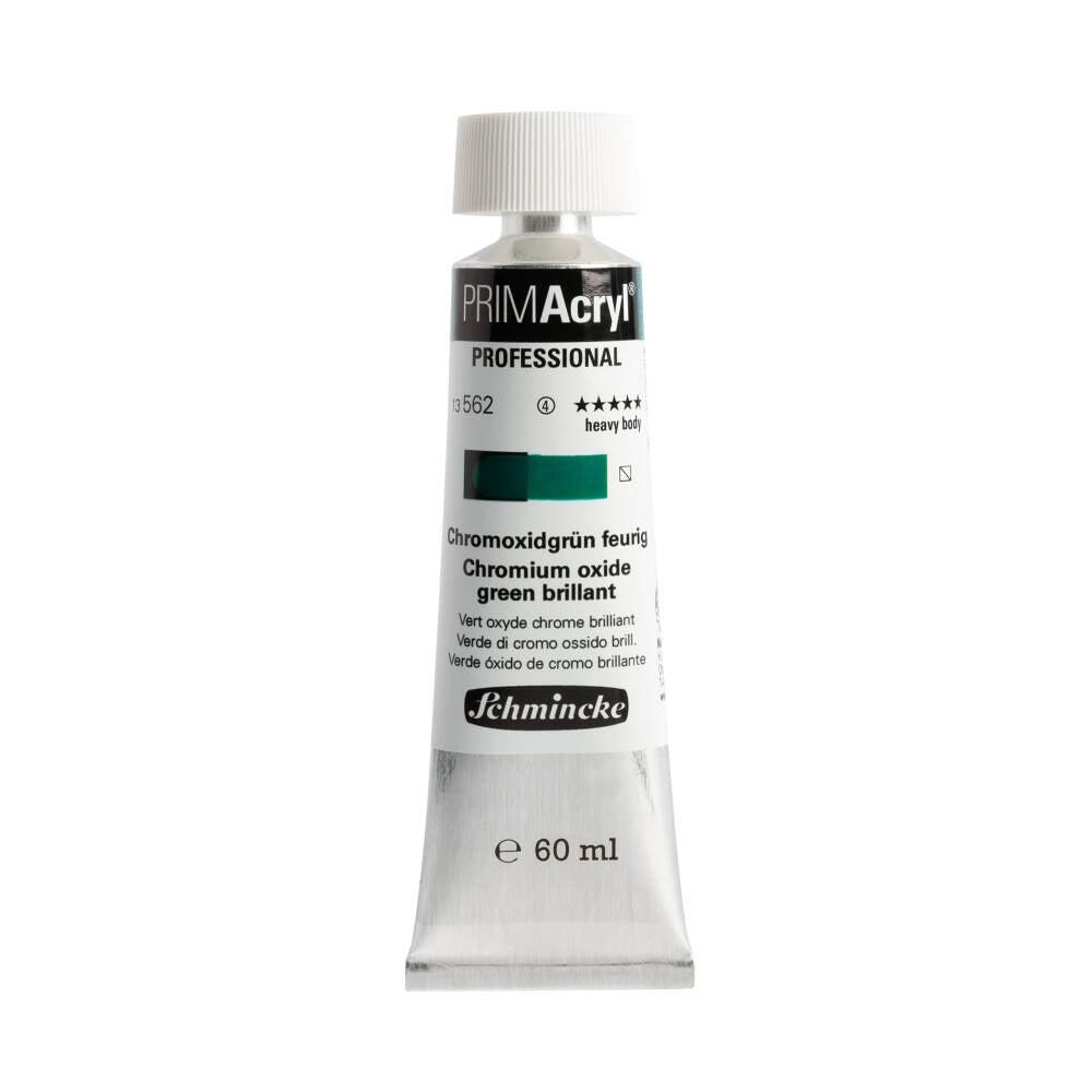 Schmincke Primacryl Artist Akrilik Boya 60 ml 562 Chromium Oxide Green Brilliant