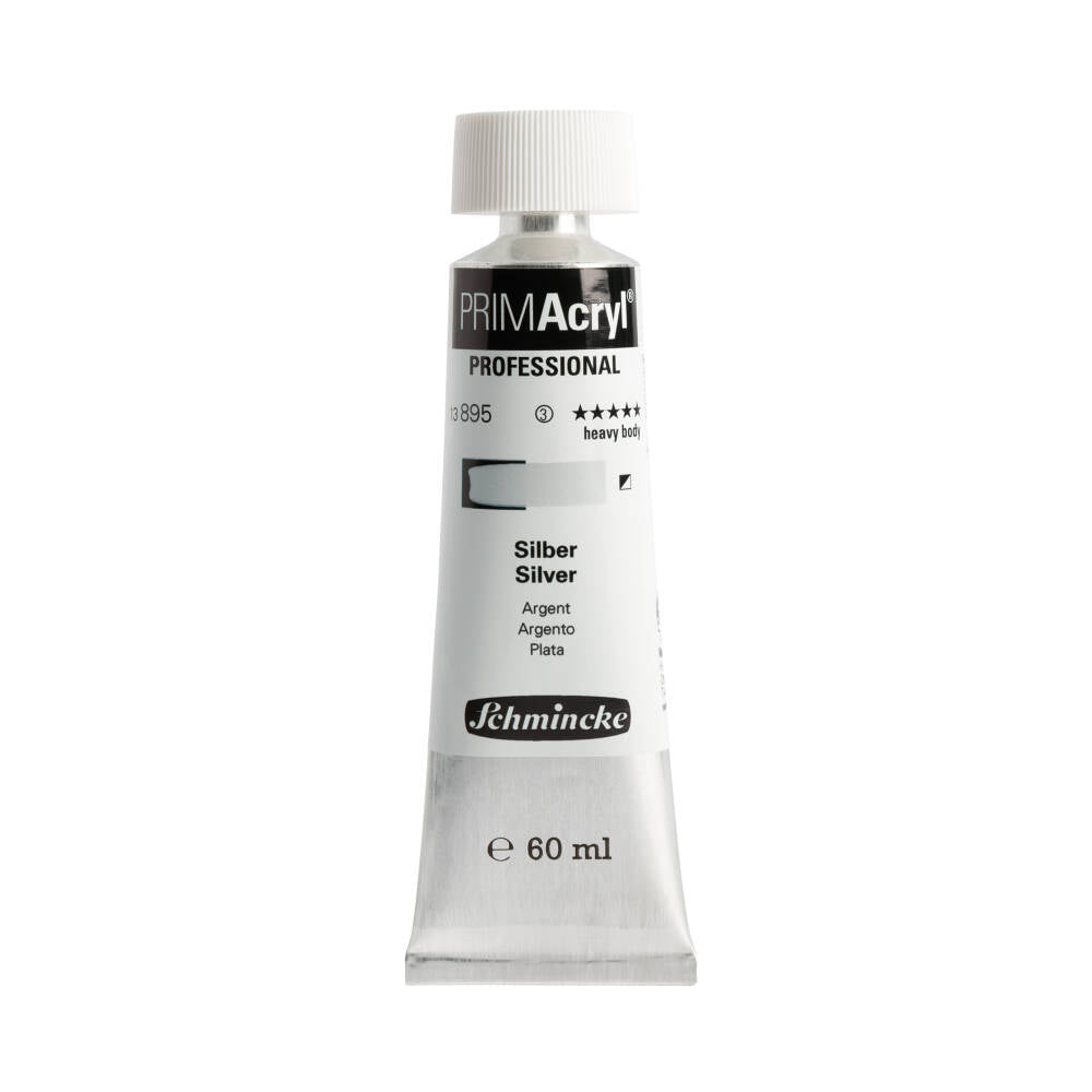 Schmincke Primacryl Artist Akrilik Boya 60 ml 895 Silver