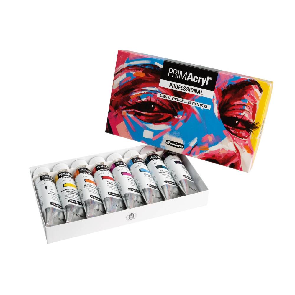 Schmincke Primacryl Artist Akrilik Boya Seti 8x60 ml Fabian Utta Selection