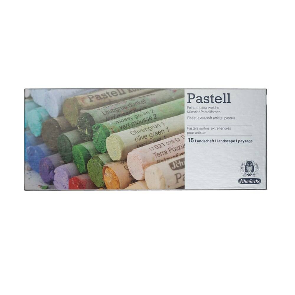 77315097 cardboard set, 15 pastels, landscape
