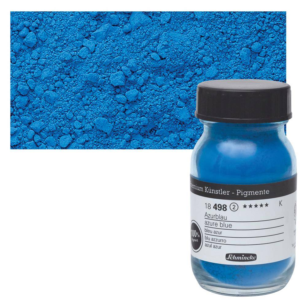 Schmincke Toz Pigment 498 Azure Blue 100 ml