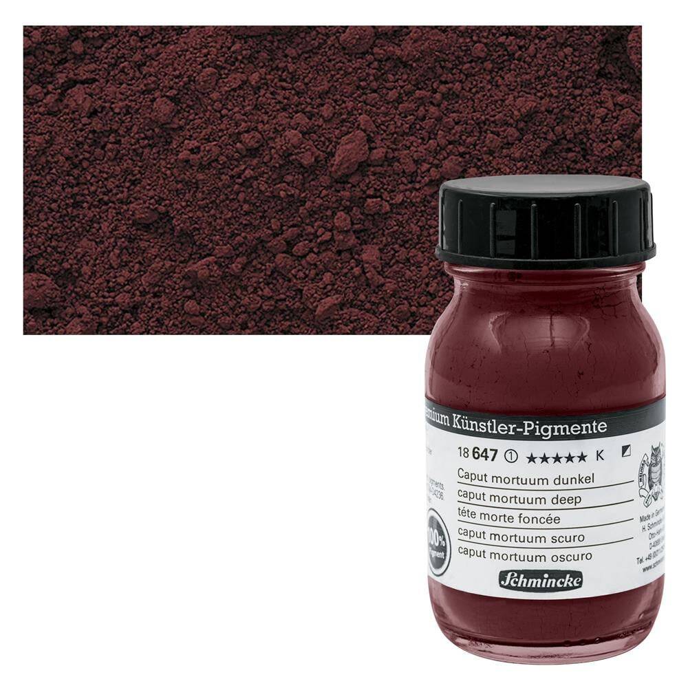 Schmincke Toz Pigment 647 Caput Mortuum Deep 100 ml