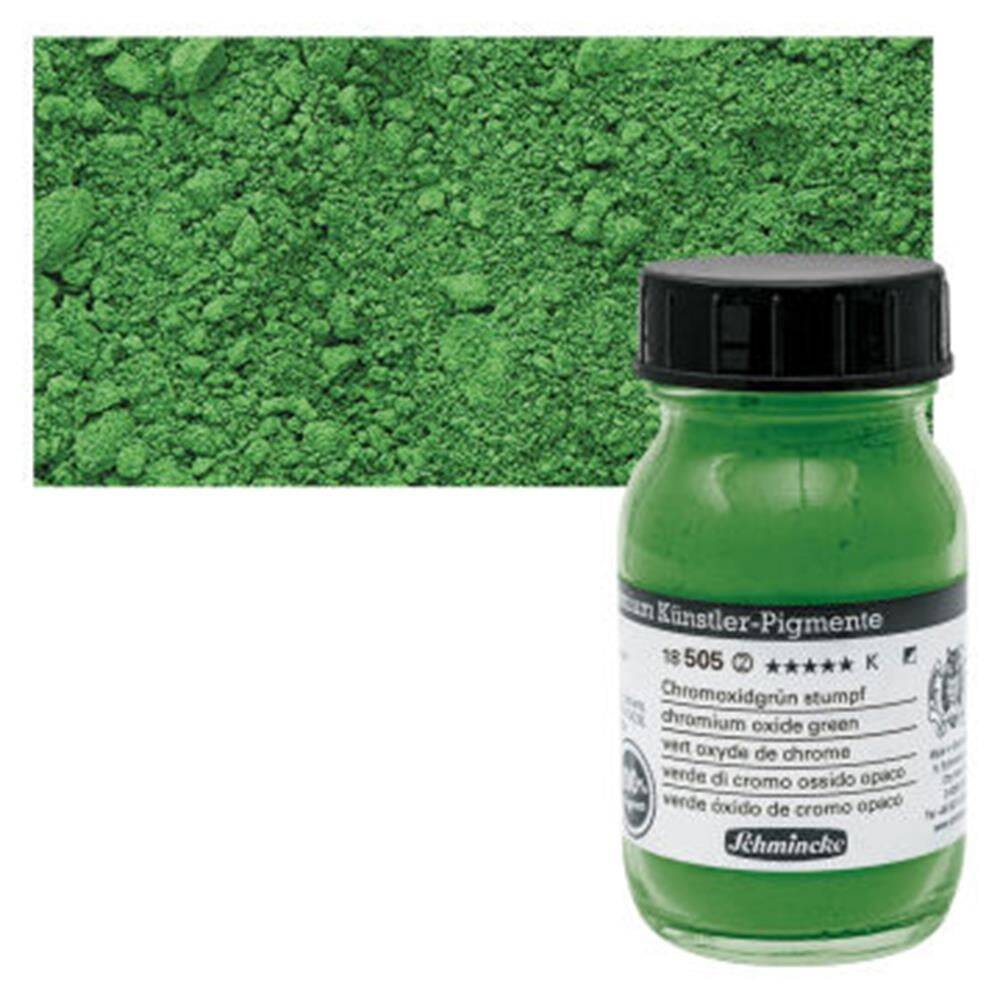 Schmincke Toz Pigment 505 Chromium Oxide Green 100 ml