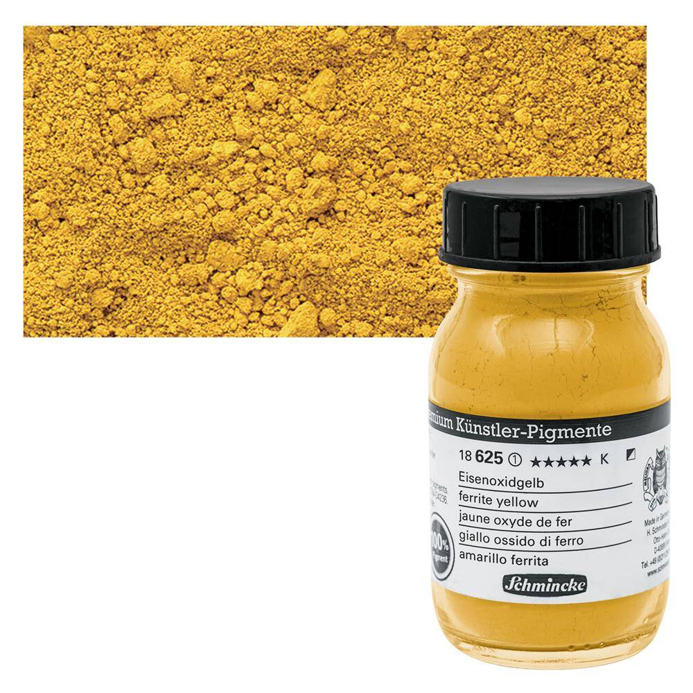 Schmincke Toz Pigment 625 Ferrite Yellow 100 ml