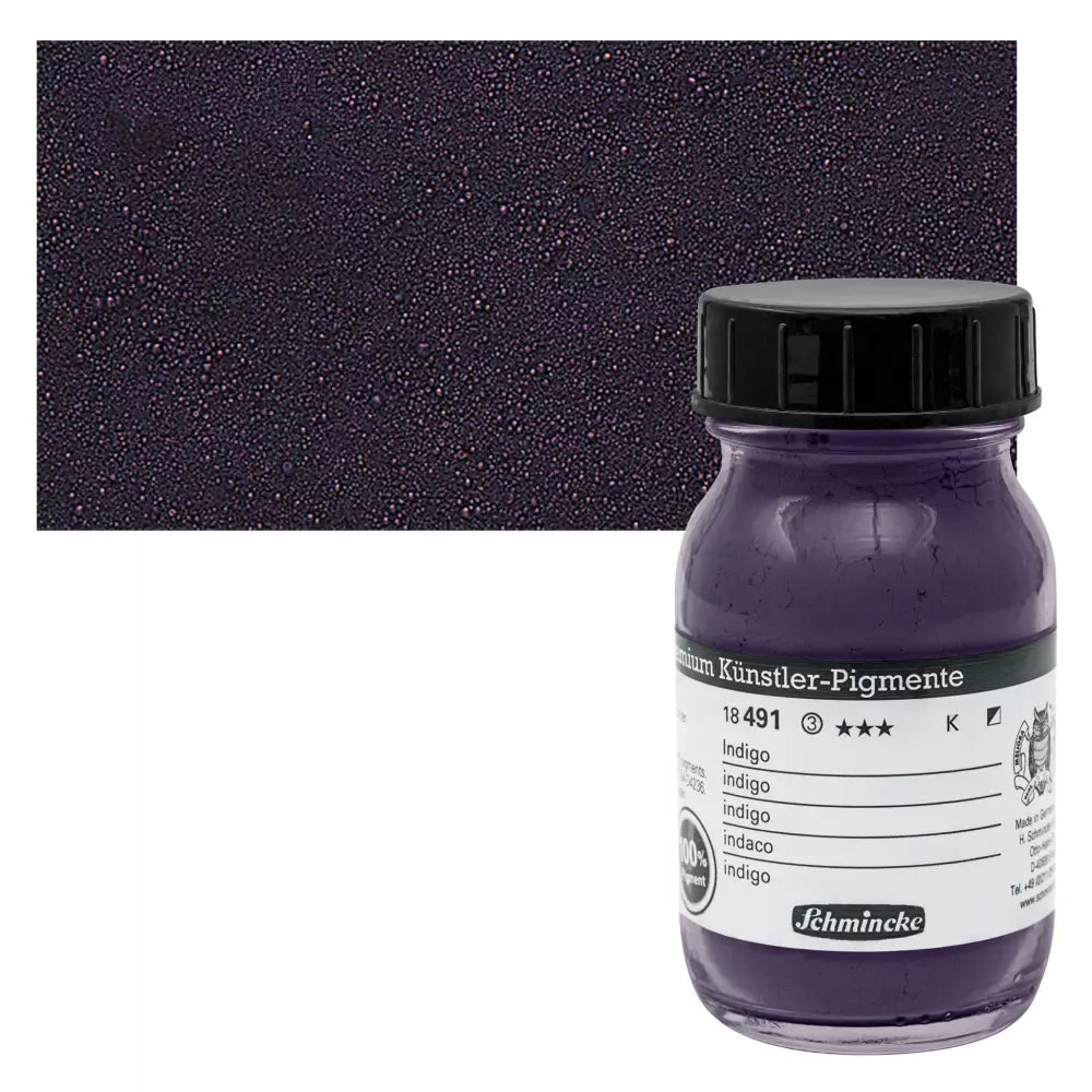 Schmincke Toz Pigment 491 İndigo 100 ml