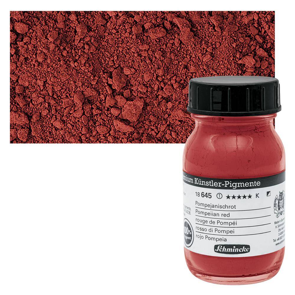 Schmincke Toz Pigment 645 Pompeiian Red 100 ml