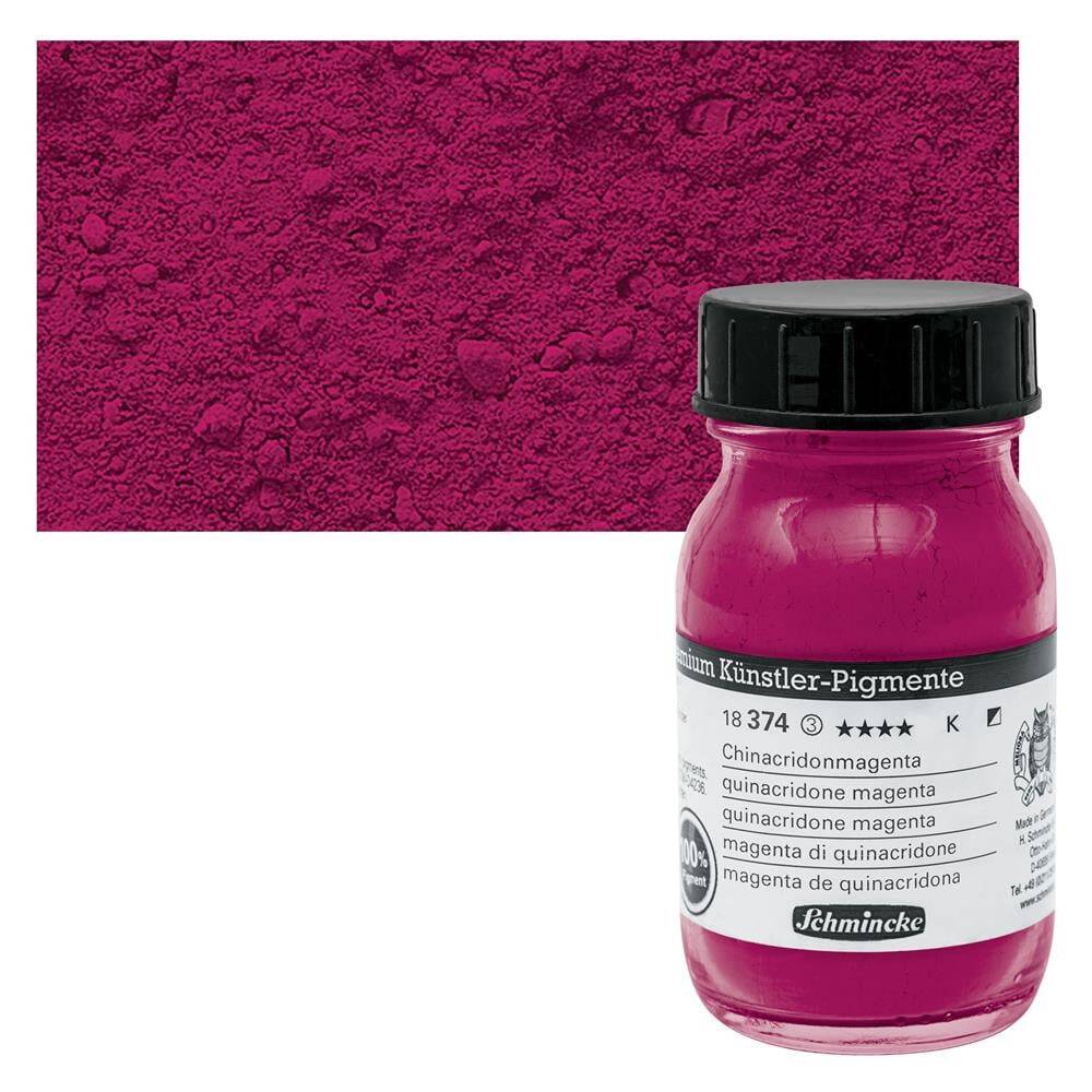 Schmincke Toz Pigment 374 Quinacridone Magenta 100 ml