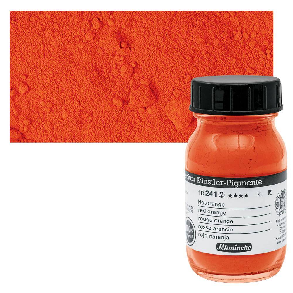 Schmincke Toz Pigment 241 Red Orange 100 ml