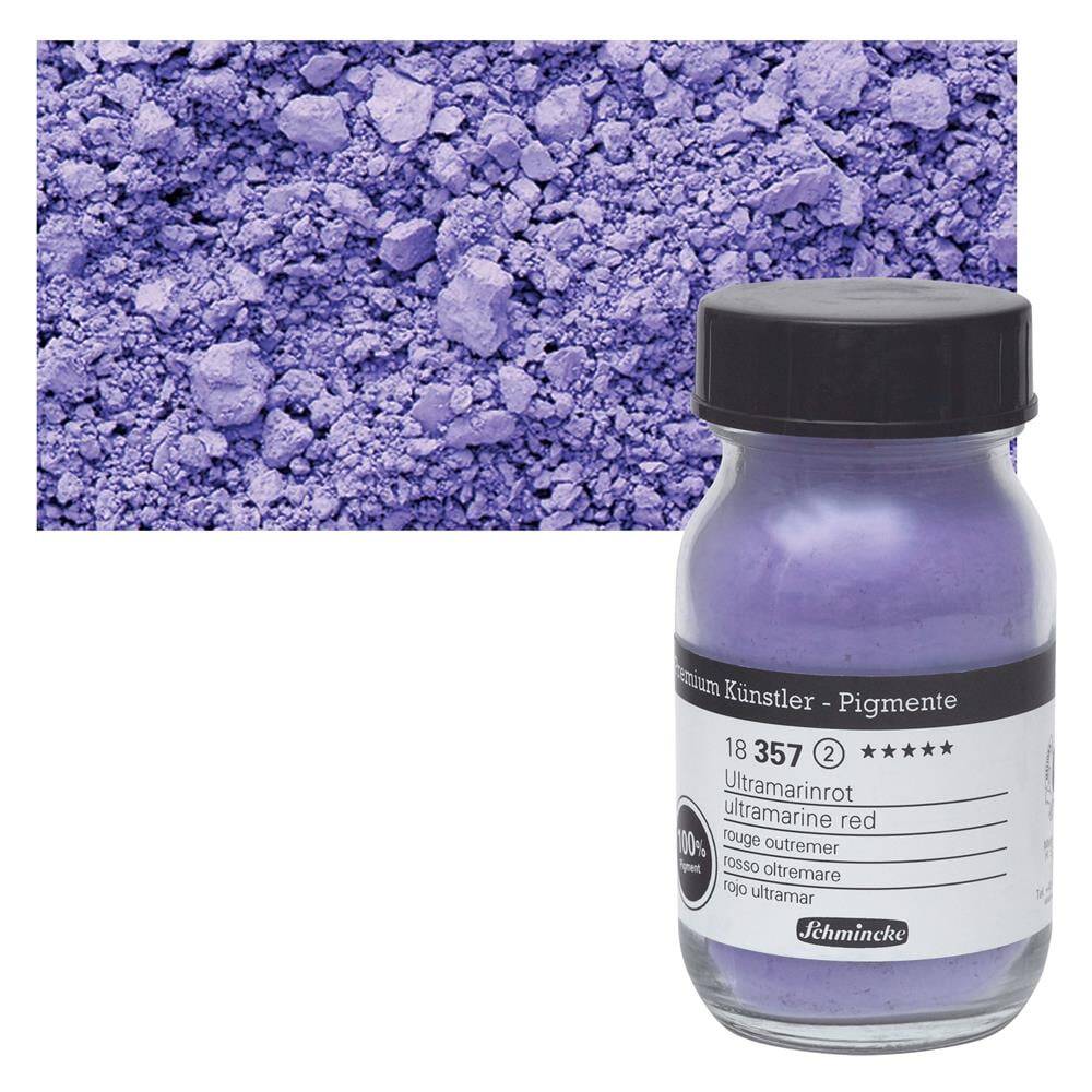 Schmincke Toz Pigment 357 Ultramarine Red 100 ml