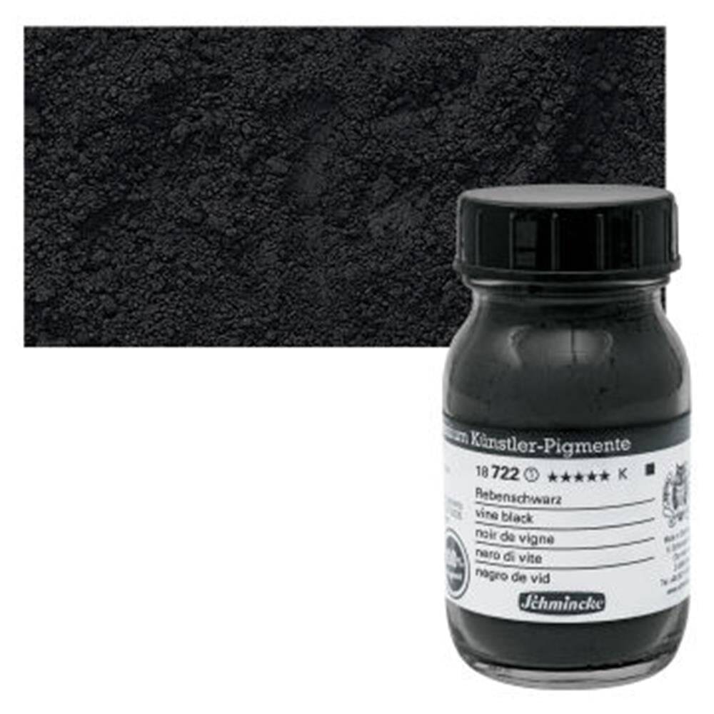 Schmincke Toz Pigment 722 Vine Black 100 ml