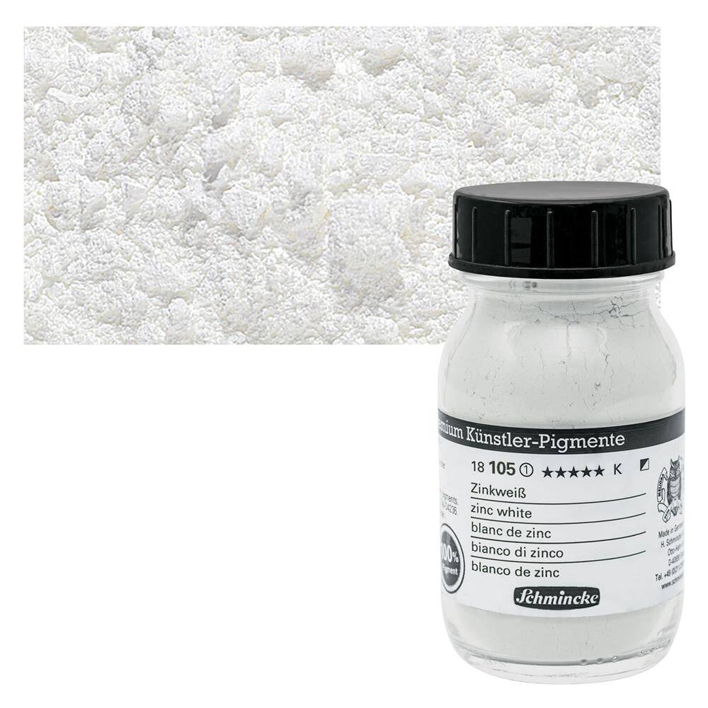 Schmincke Toz Pigment 105 Zinc White 100 ml
