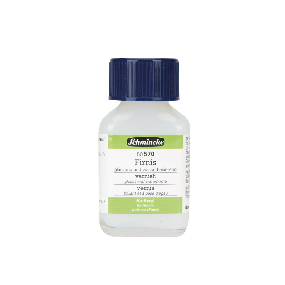 Schmincke Varnish Glossy and Waterborne 60 ml -  Su Bazlı Vernik