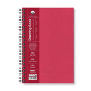 Schoellershammer Drawing Pad Kırmızı Sert Kapak Çizim Defteri 120 gr A4 54 Yaprak