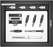 Scrikss Dolma Kalem Seti Beyaz 0,5 mm - 1 mm - 1,5 mm - 2 mm  ( Hat İçin Özel Kesilmiş Uçlar)