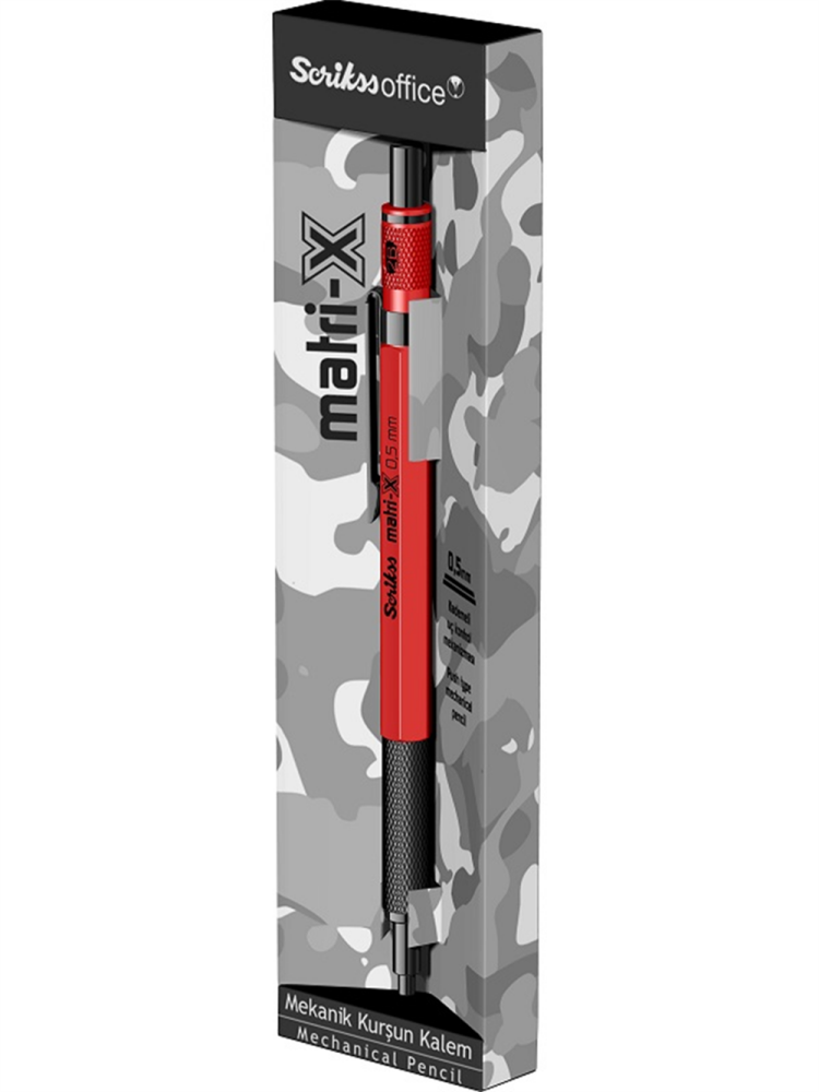 Scrikss Matri-x Metal Versatil 0.5 MM Kırmızı