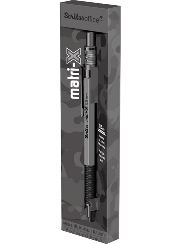 Scrikss Matri-x Metal Versatil 0.5 MM Saten Gri
