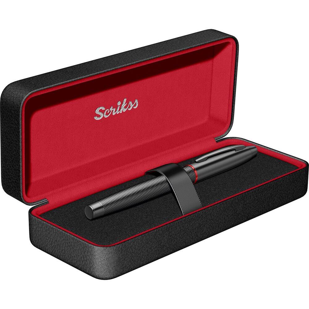 Scrikss Noble 35 Dolma Kalem M Uç Mat Siyah
