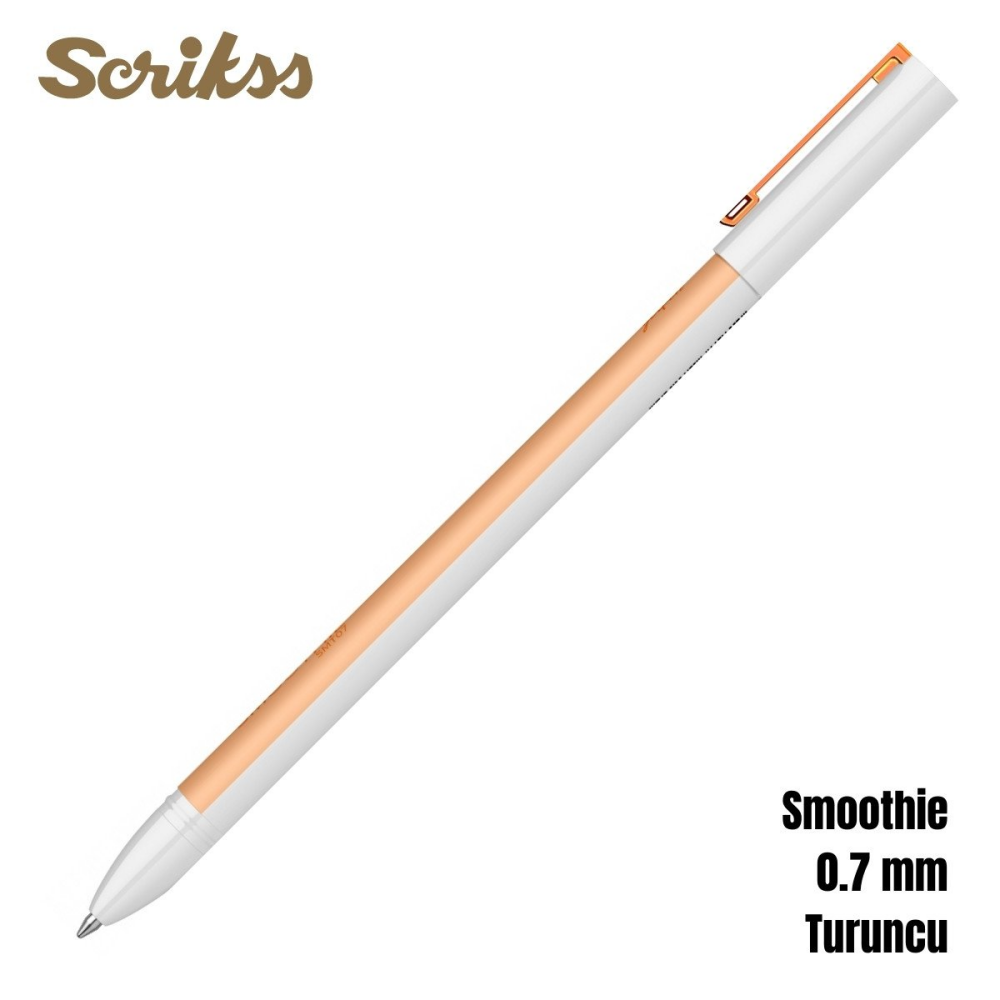 Scrikss Smoothie Jel Kalem 0.7 mm Turuncu