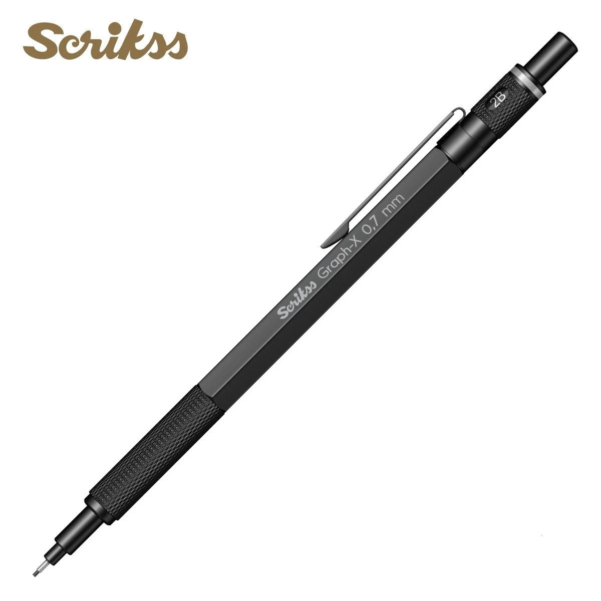 Scrikss Versatil Kalem Graph-X 0.7mm Mat Siyah