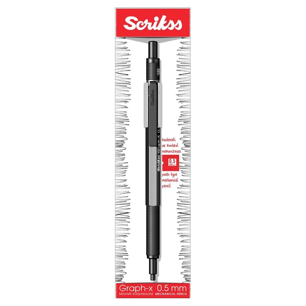 Scrikss Versatil Kalem Graph-X 0.5 mm Antrasit