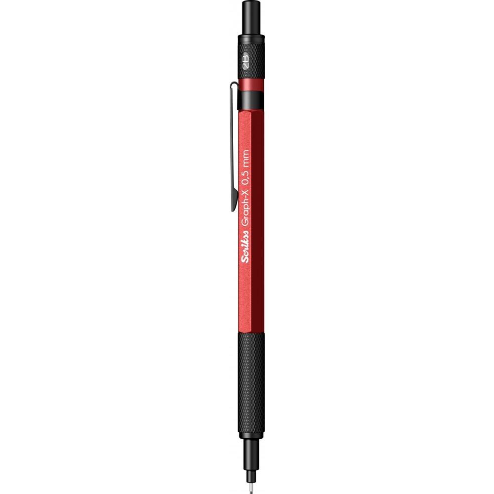 Scrikss Versatil Kalem Graph-X 0.5 mm Kırmızı