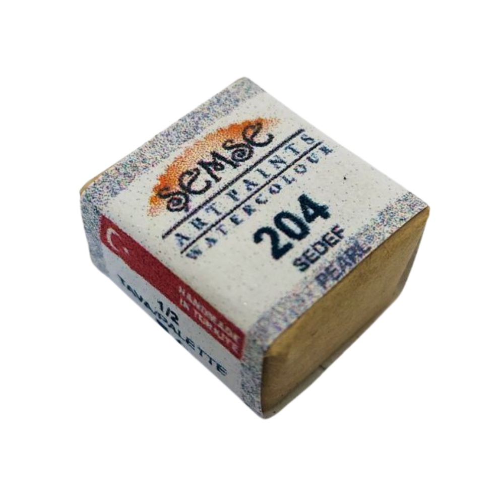 Şemse Art Yaldız Suluboya 204 Sedef Yarım Tablet