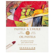 Sennelier Yağlı Pastel Boya Seti 24'lü Naturemorte Tonlar Tam Boy