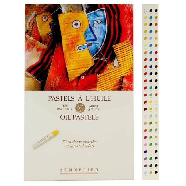 Sennelier Yağlı Pastel Boya Seti 72'li Tam Boy
